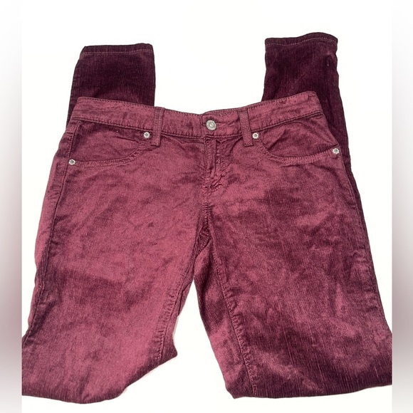 Burgundy Corduroy Carmar Skinny Jeans! - Picture 1 of 4